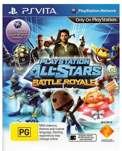 PlayStation All-Stars Battle Royale PS Vita Cartridge Only No Case  (WR 1411266)