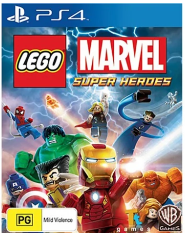 Lego Marvel Superheroes PS4 Game Very Good With Manual
