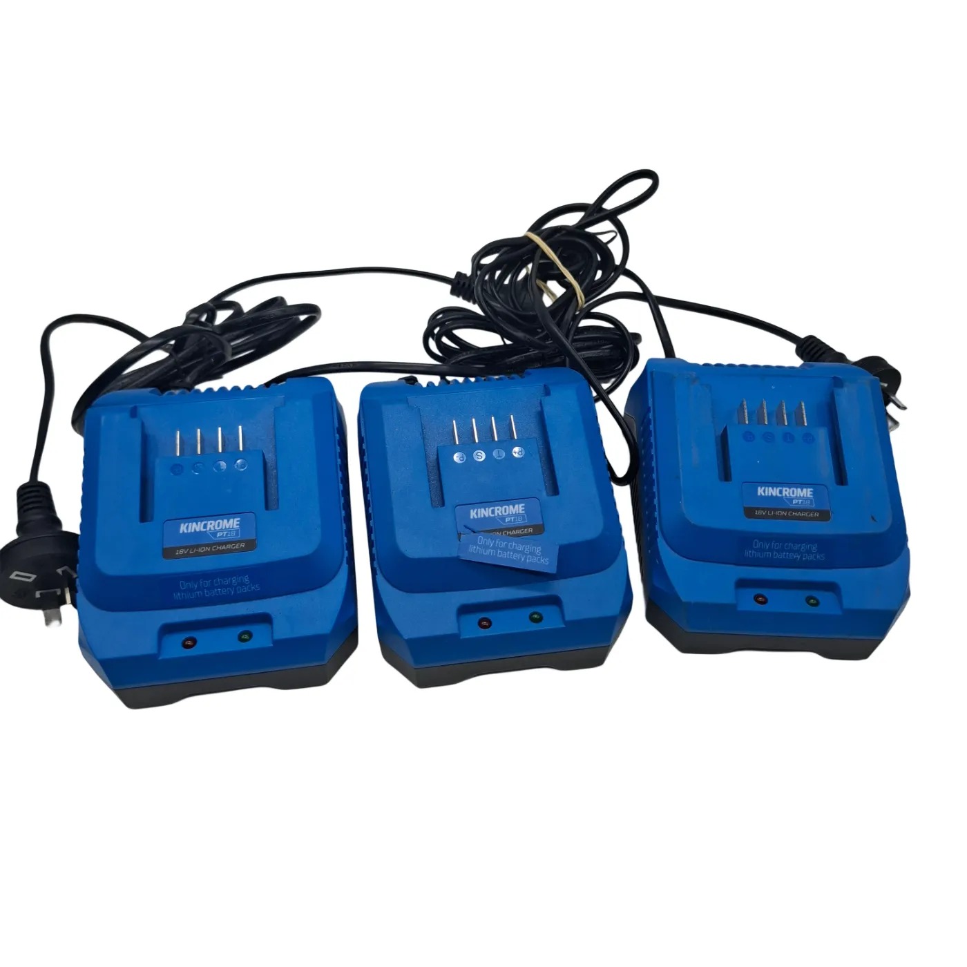Kincrome Impact Driver Kit With Drill, Angle Grinder + 3x Chargers and 1x 4.0Ah Battery K23015 (WR 1412068)