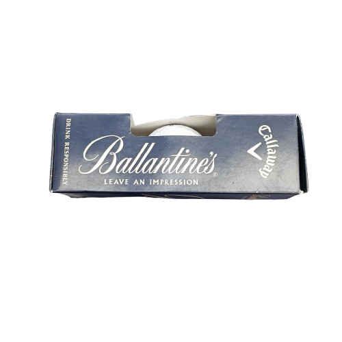 Callaway Ballantines 3 Piece Collectable Golf Ball Set – Good Condition (CP)