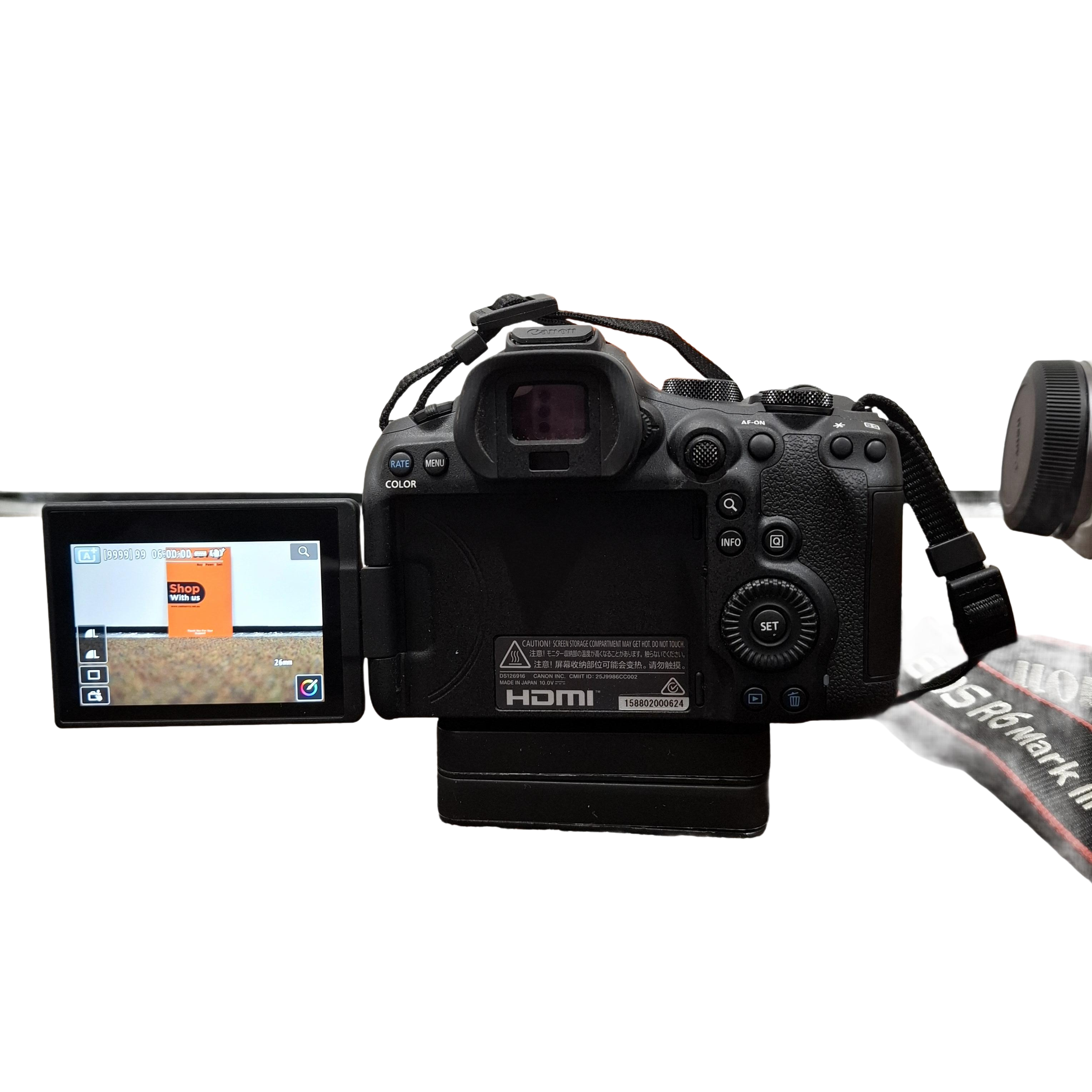 Canon EOS R6 Mark III Camera Kit With Leofoto LSR-284C Tripod And RF 70-200mm Lens Black (1435903) (JN)
