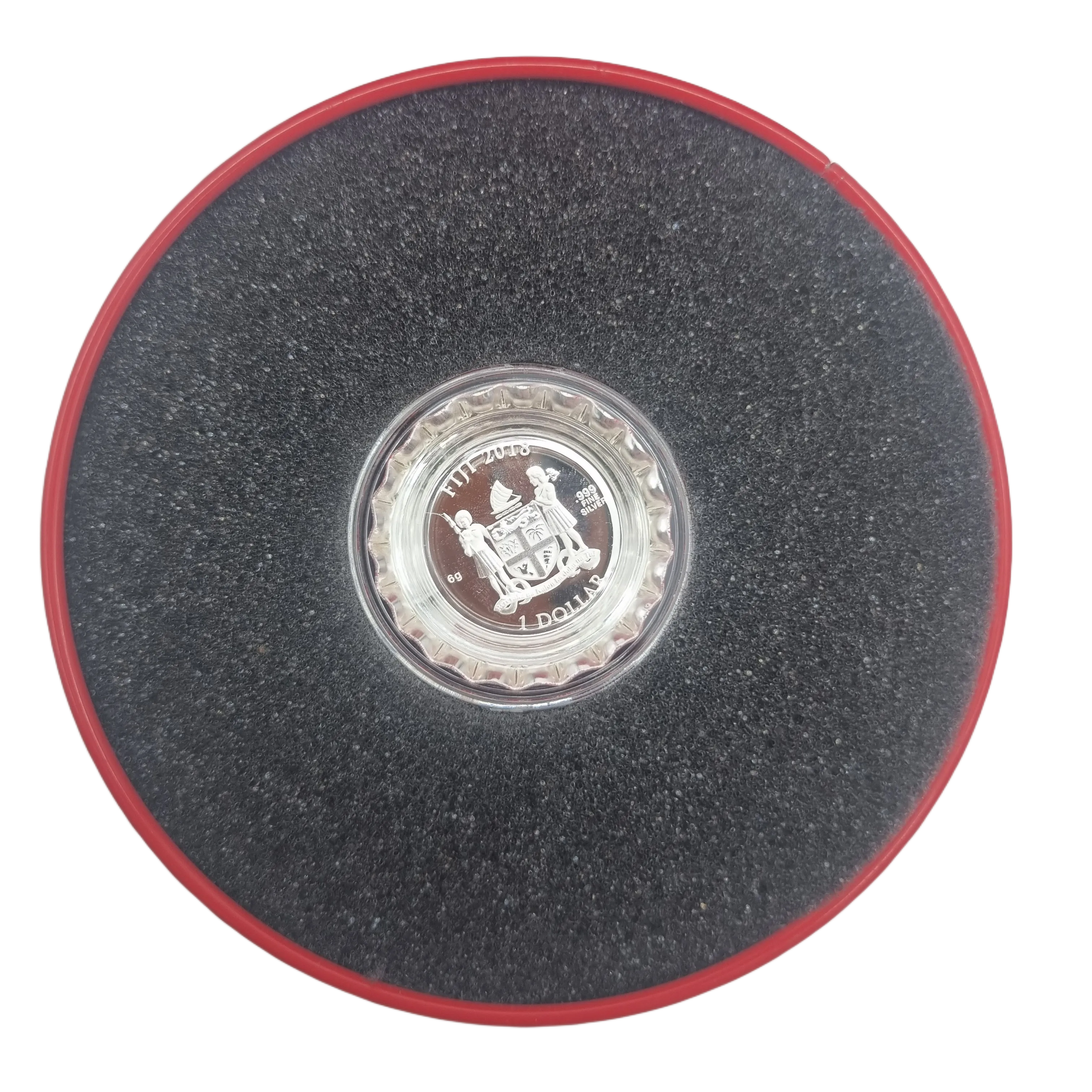 Coca-Cola Bottle Cap – 2017 $1 6G Fine Silver Fiji Coin
