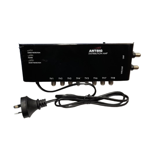 Antsig AP868 8-Way Indoor Distribution Amplifier in Box (LN)