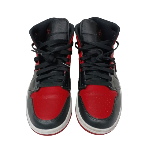 Nike Air Jordan 1 Mid Red Black Size 8 Mens (CP1434332)