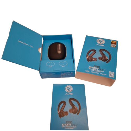 JLab Epic SportANC 3 Wireless Earbuds Black  (JN)