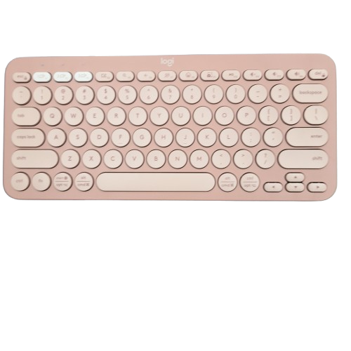 Logitech Pebble Keys 2 K380S Wireless Keyboard Pink (LN)