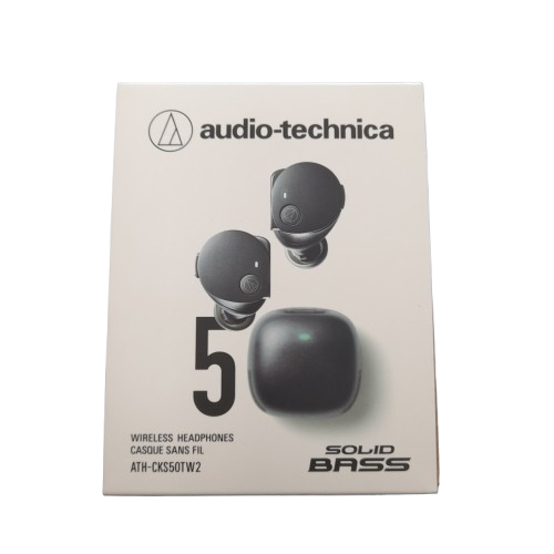 Audio-Technica ATH-CKS50TW2 Bluetooth Earphones Black (LN)