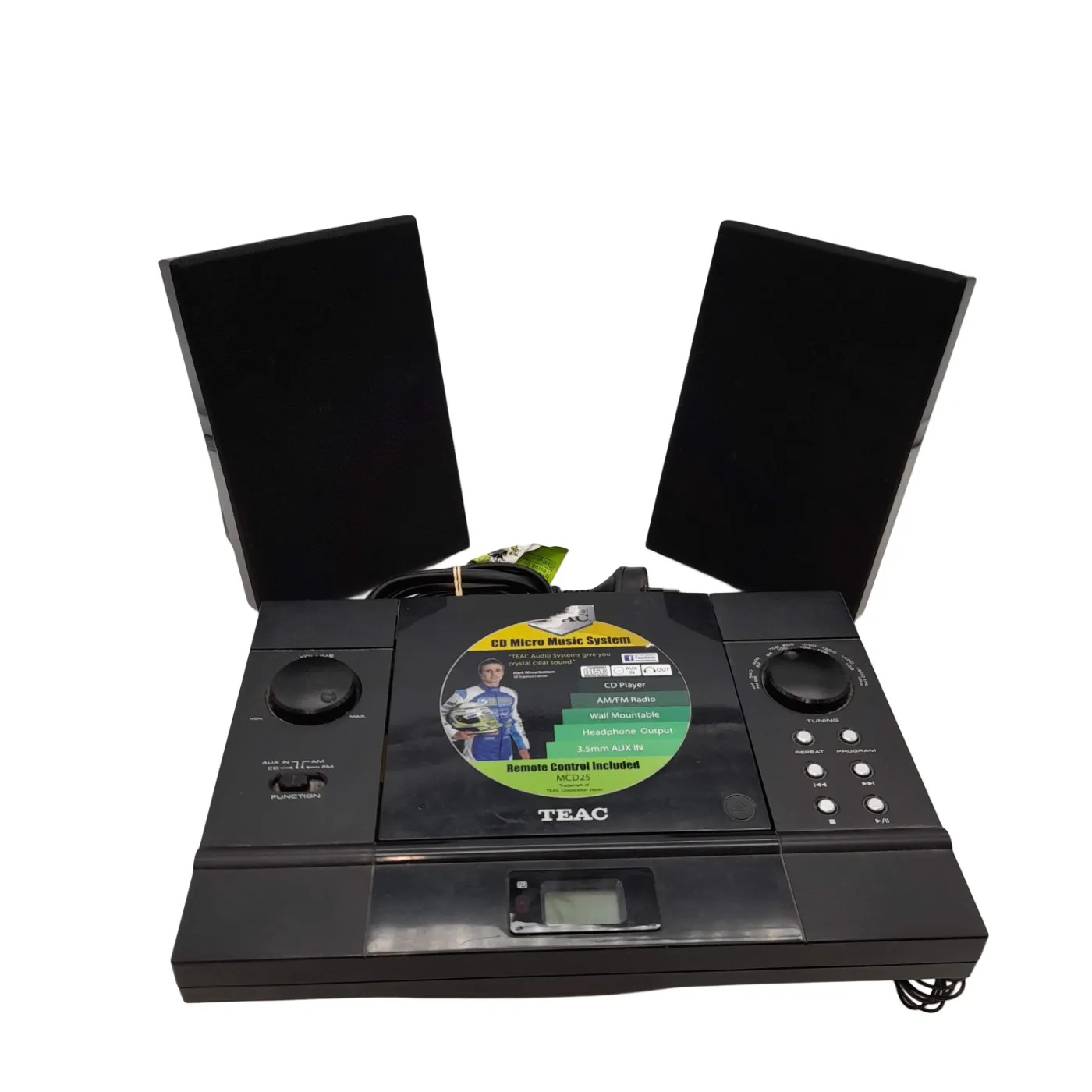 Teac MCD25 CD Player with 2 Speakers (WR)