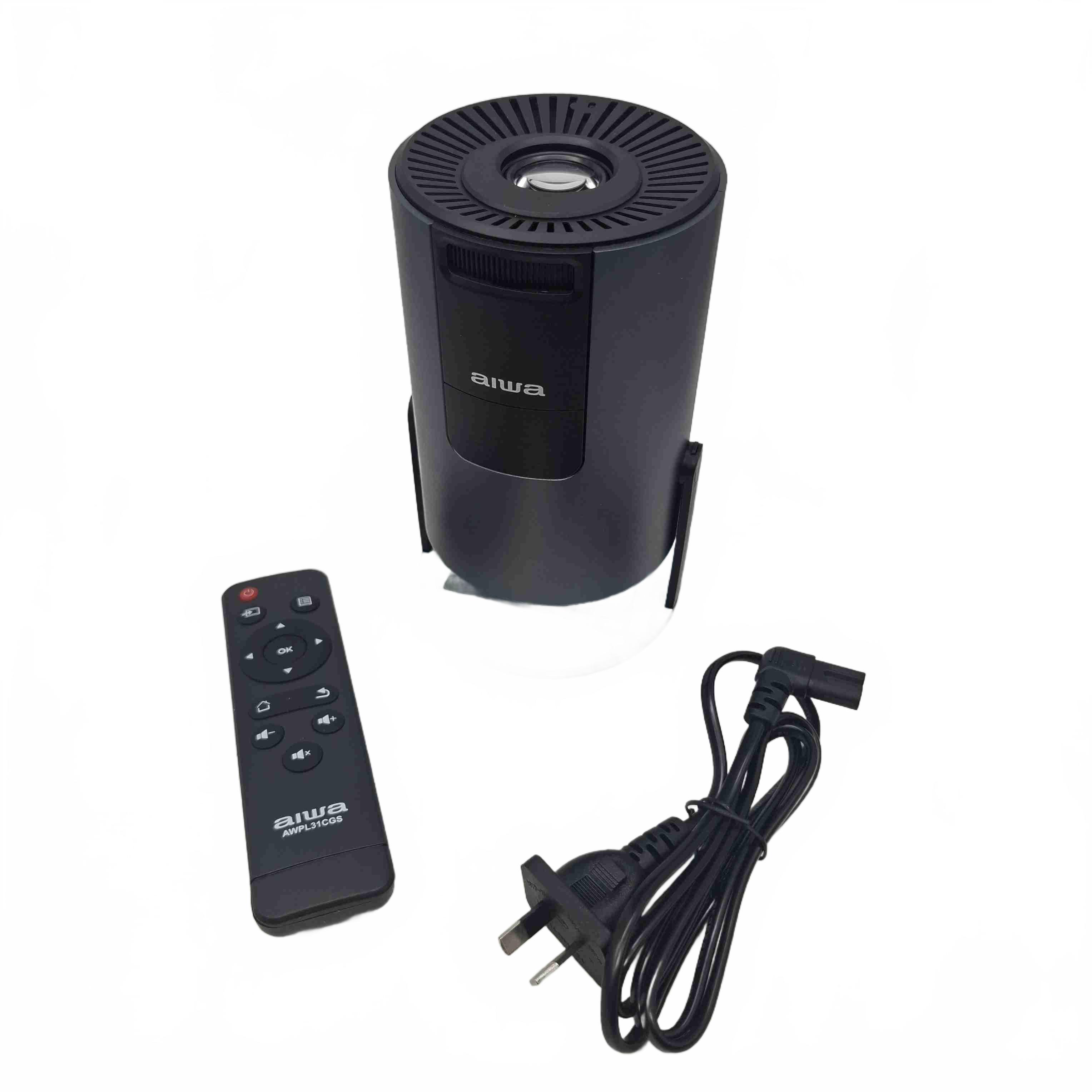 Aiwa Projector AWPL31CGS Black In Box With Power, Remote &Manual (WR 1432646)