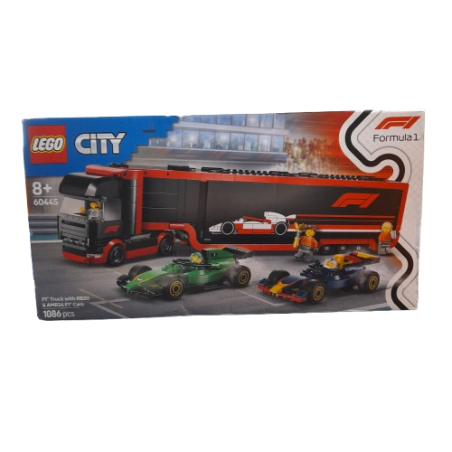 LEGO City F1 Truck with RB20 & AMR24 F1 Cars (MR)