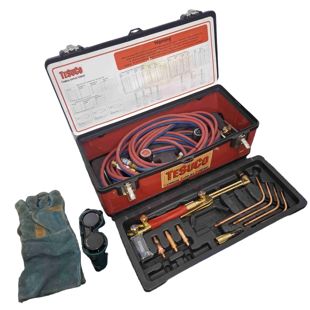 Tesuco Oxygen Acetylene Welding Kit In Case + Accessories (WR 1432704)
