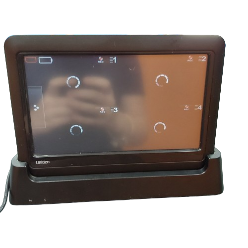 Uniden G2740 Guardian Wireless Surveillance System Screen, 7in, Black, Acceptable Condition, With Base + AC Adaptor, No Cameras