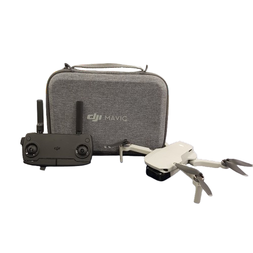 DJI Mavic Mini Drone – In Carry Case, Includes Drone, Controller, 3 Batteries and Triple Charger (MR)
