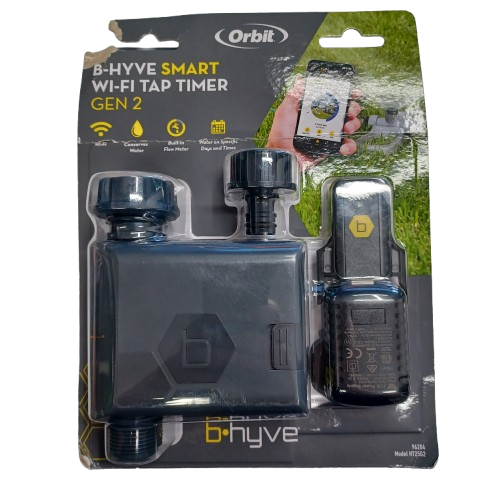 Orbit B-hyve Smart Hose Faucet Sprinkler Timer with Gen 2 Wi-Fi Hub (HT25G2), Like New Condition (WR)
