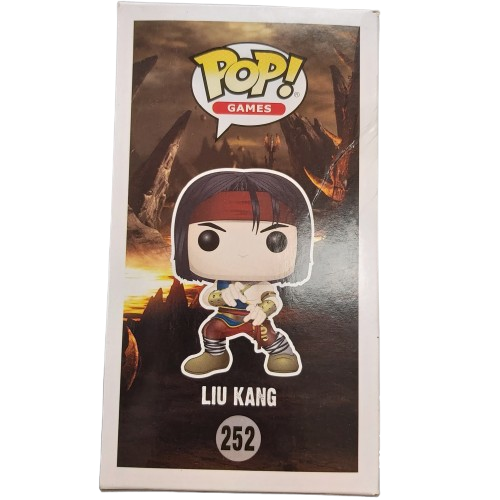 Funko POP! Vinyl Mortal Kombat X #252 Liu Kang Very Good Condition, With Box