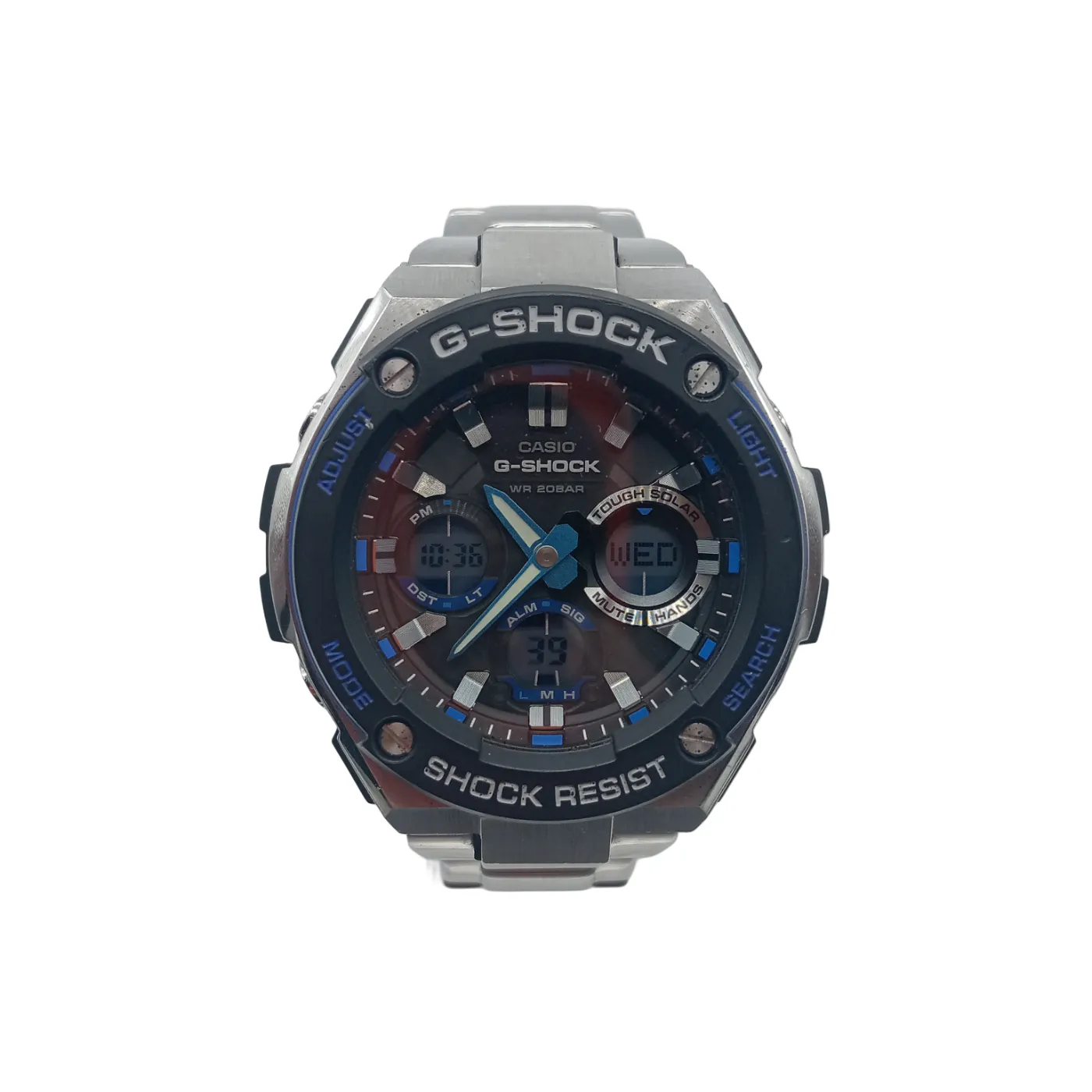 Men’s Casio GST-S100D Watch – Silver, 173.6 gms (WR 01325959)