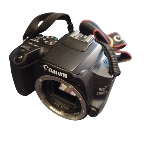 Canon EOS 200D Mark II DSLR Camera with 18-55mm Lens Black (lel)