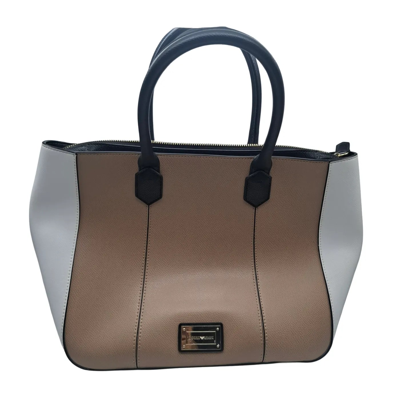 Emporio Armani Beige and White Handbag (WR 1404289)