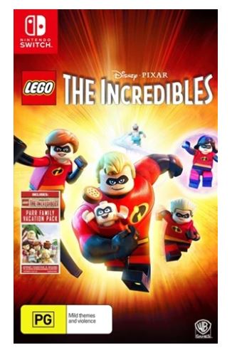 Nintendo Switch Lego The Incredibles, Very Good Condition, With Case No Manual