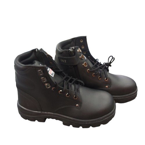 Men’s Steel Blue Argyle Zip Boots Style 312152-S2, Black, Like New With Tags + Box, Size AU 9.5/US 10.5/EUR 44 (WR 1342964)