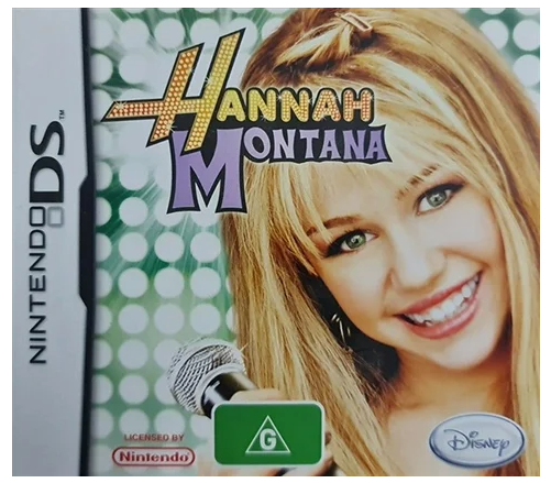 Hannah Montanna Nintendo Ds Game Good Condition With Manual