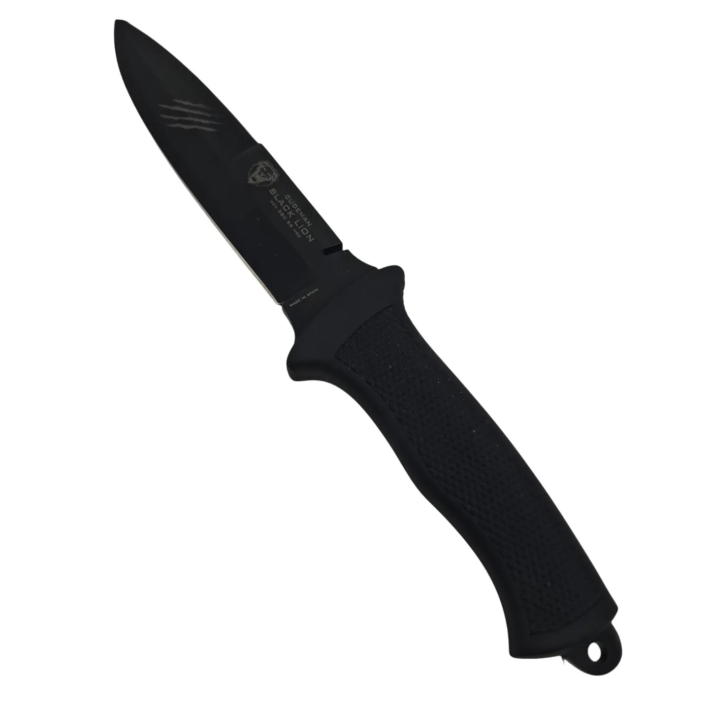 Cudeman Black Lion Knife Black In Sheath With Box (WR1420823)