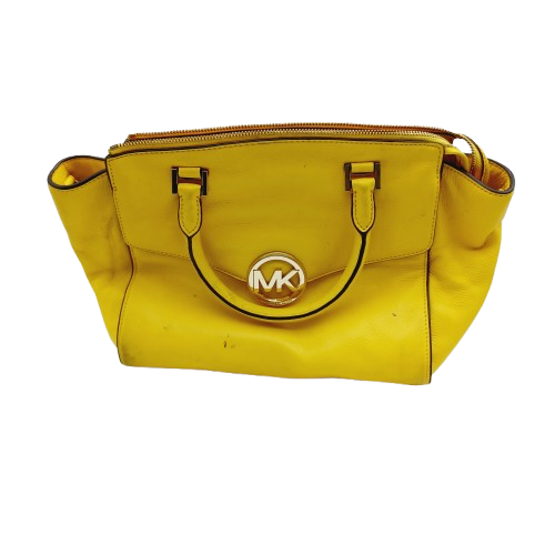 Michael Kors Hudson Medium Satchel Bag Yellow