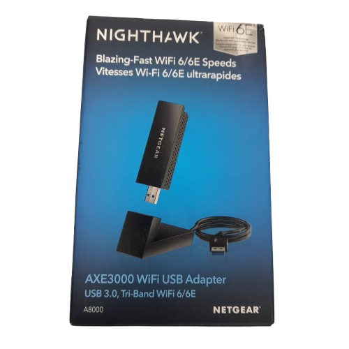 NETGEAR Nighthawk AXE3000 WiFi 6E USB 3.0 Adapter (MR)