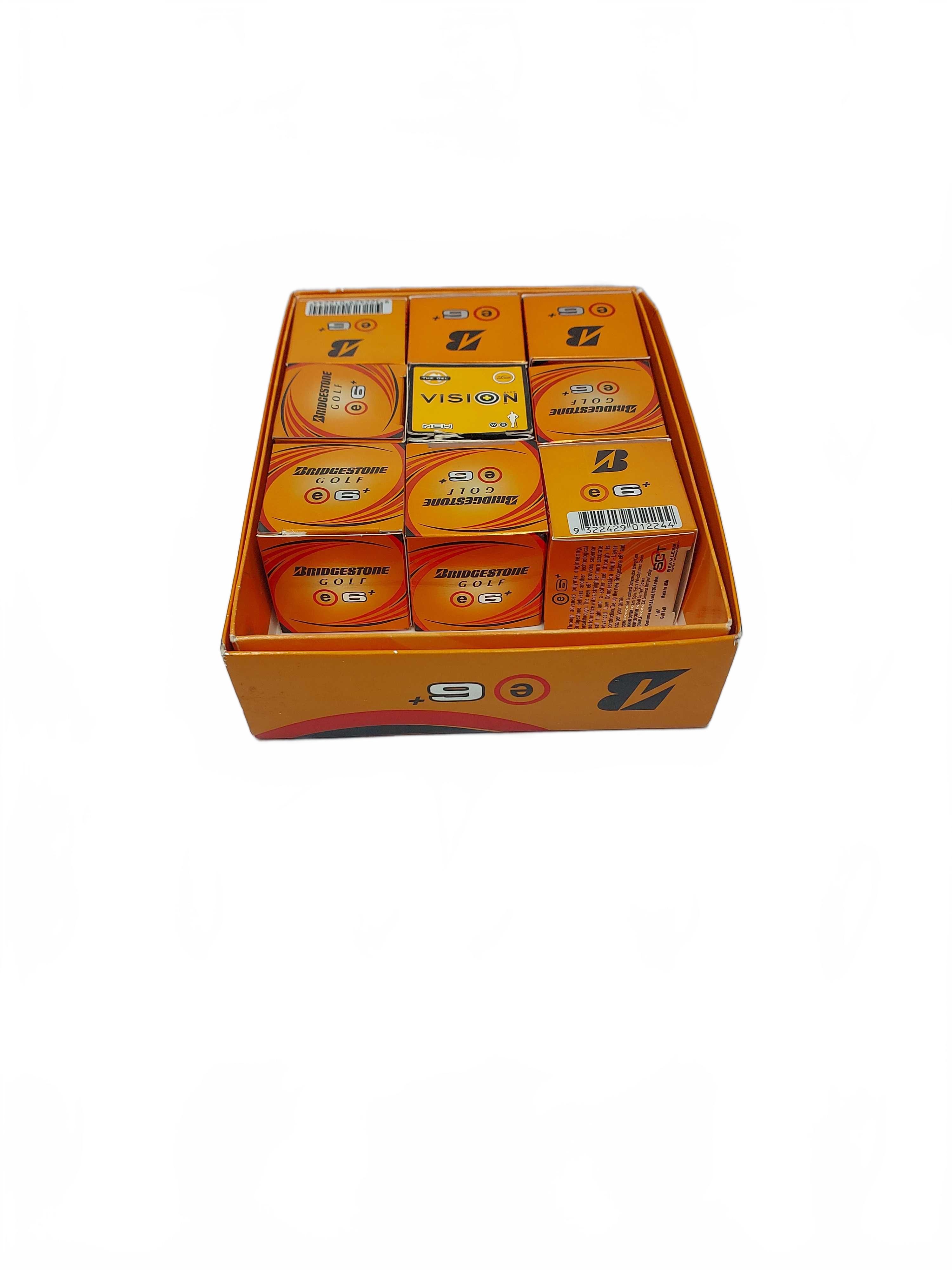 Bridgestone Golf Balls Orange Box Of 9 (GB1431481)