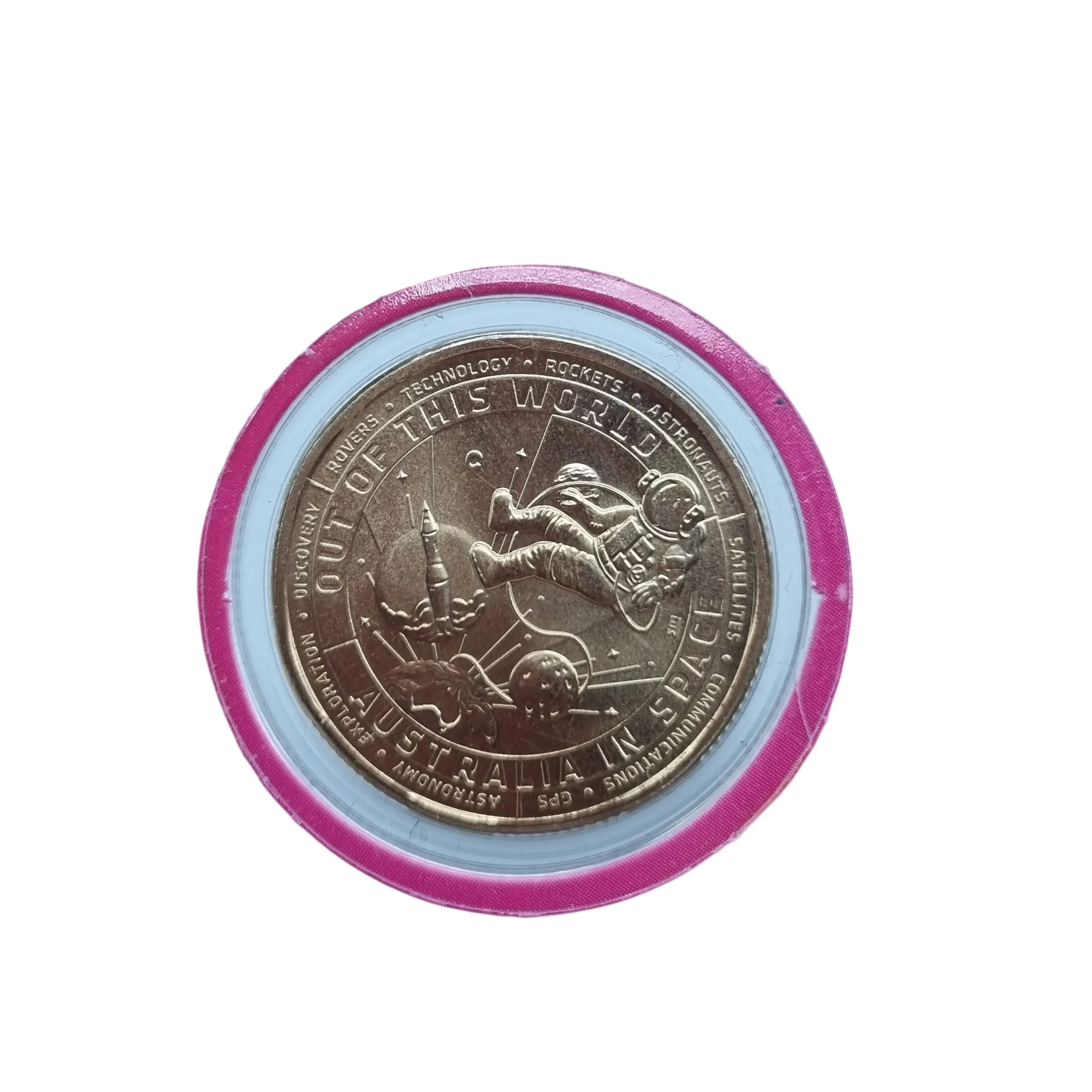 2024 $1 C Mintmark- Australia In Space Out Of This World Unc $1 Coin 1 Dollar