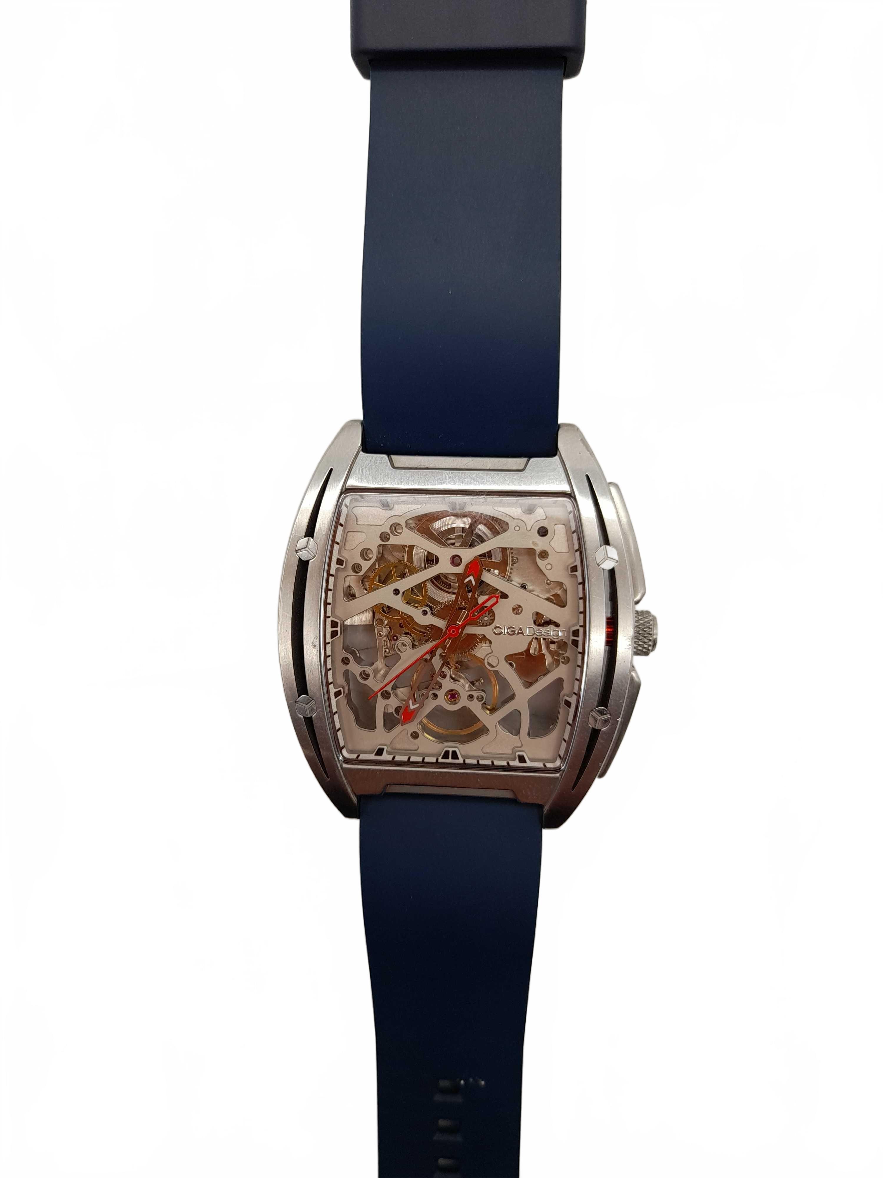 Ciga Design Mens Blue Grey Watch Automatic Good Working Condition (WL1434561)