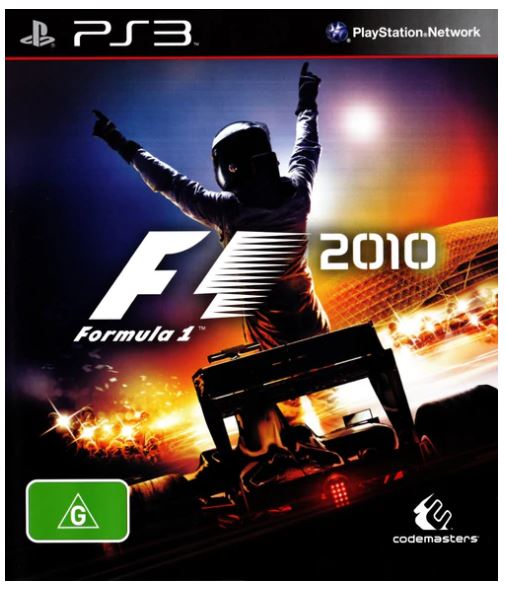 Formula 1 2010 Playstaion 3 Game Good Condition With Manual