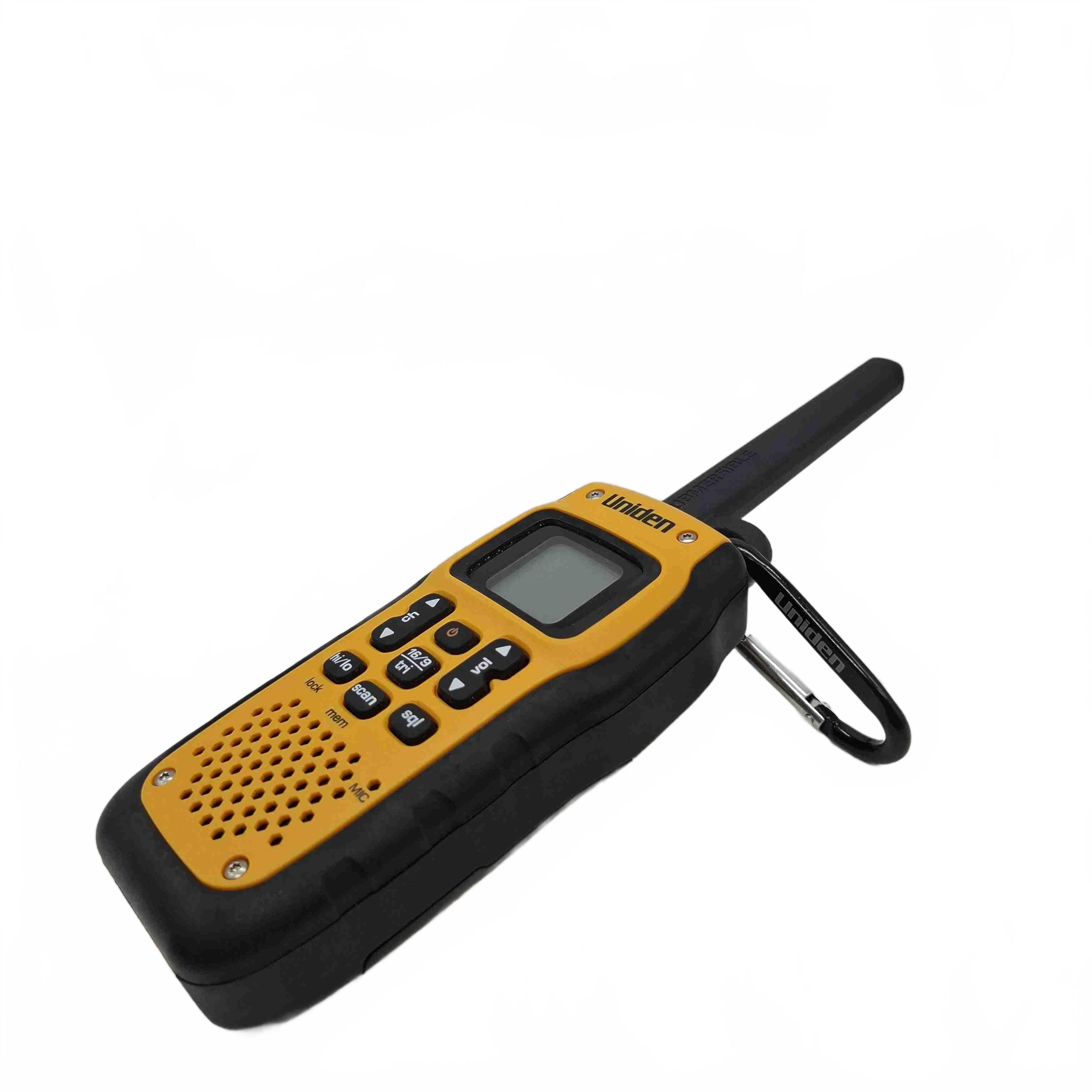 Uniden Submersible VHF Marine Radio MHS050 Yellow (WR 1437591)