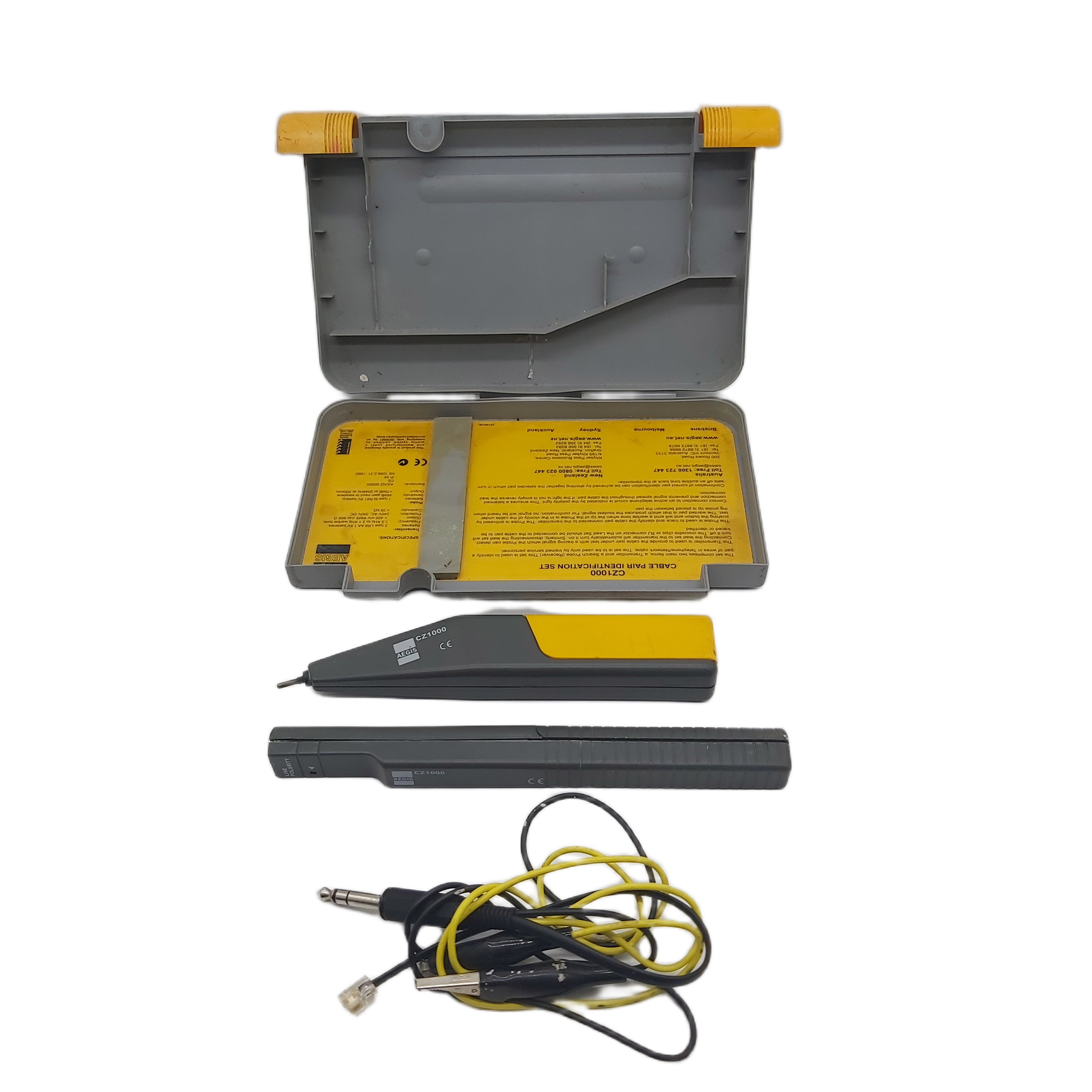 Aegis (CZ1000) F Set / Cable Pair Identifier + Case – Good Condition (1357087 CT)