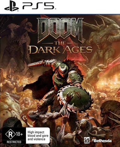 Doom The Darm Ages PlayStation 5 Game Good Condition No Manual (MR)