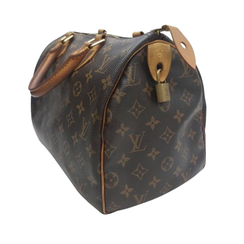 Louis Vuitton Speedy 30 Bag – Monogram Canvas – Verified with Entrupy Certificate