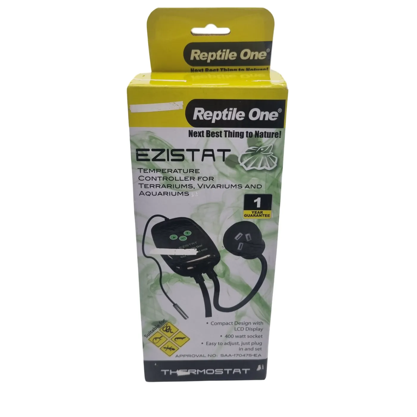 Reptite On Temperature Gauge EZ-400 in Box