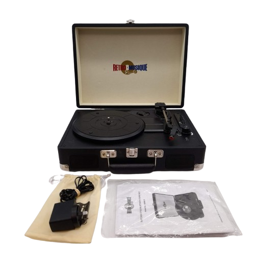 Retro Musique KXRM19 Record Player Black (WL 1415019)