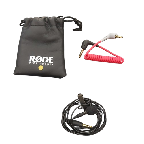 Rode Lavalier Go Microphone, Very Good Condition, With Bag, Popshield + 3.5mm TRS To TRRS Adaptor