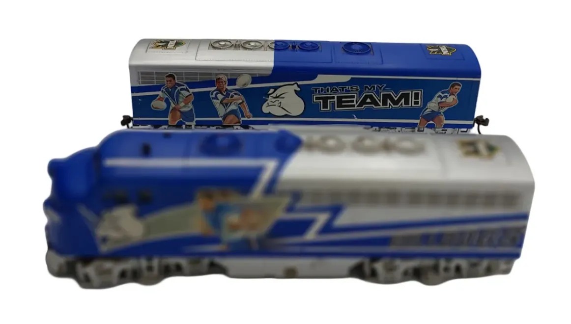 Bradford Exchange Toy Train Bachmann Blue NRL Bulldogs (1421898)