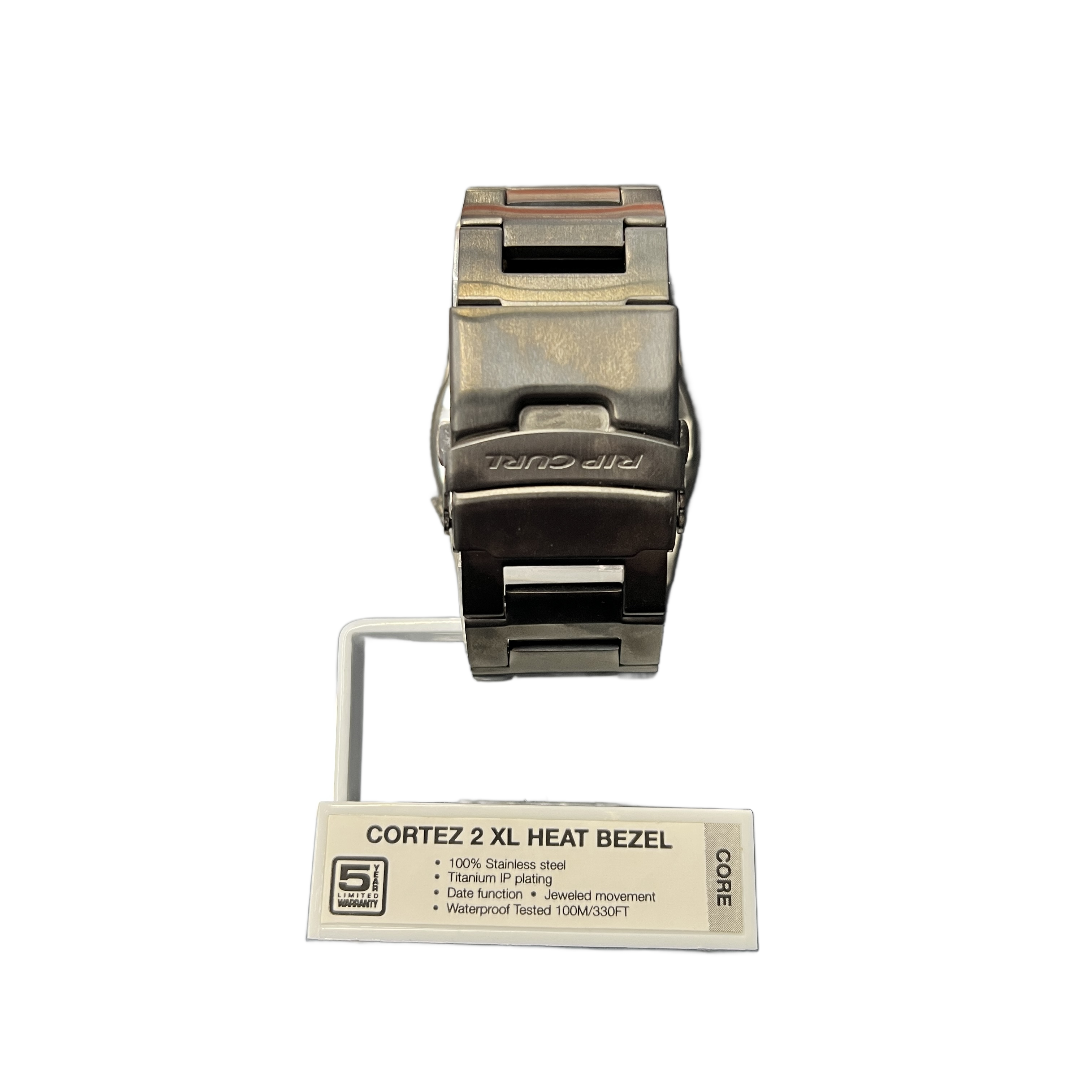 Rip Curl Cortez 2 XL Grey Steel Band Watch (MK)