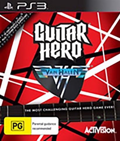 Guitar Hero: Val Halen Platystation 3 W/Manual + Case (NA-1382463)