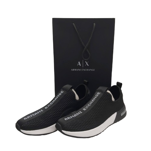 Armani Exchange Black Men’s Size US 11 Mesh Sneakers (With Box)