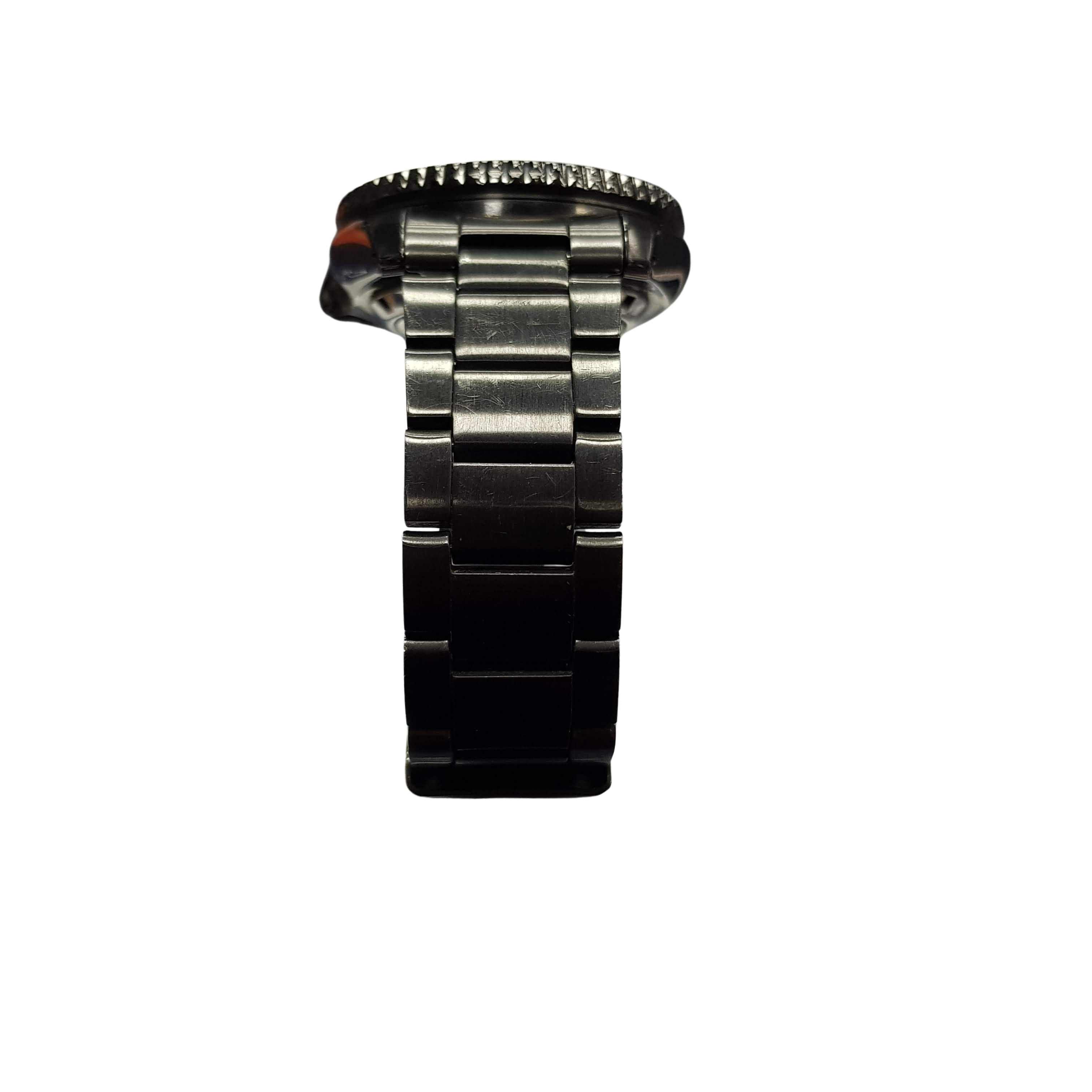 Seiko Men’s Black 4R3607GG0 Watch with Black Metal Band (MR)
