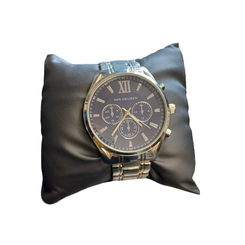 Van Heusen Men’s Silver Steel Watch 0526 (1432178)