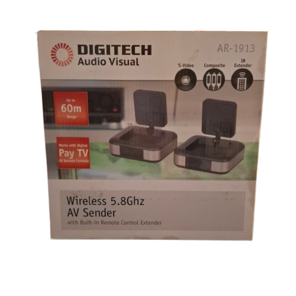 DIGITECH AR-1913 Wireless 5.8GHz AV Sender (Black) (JN)