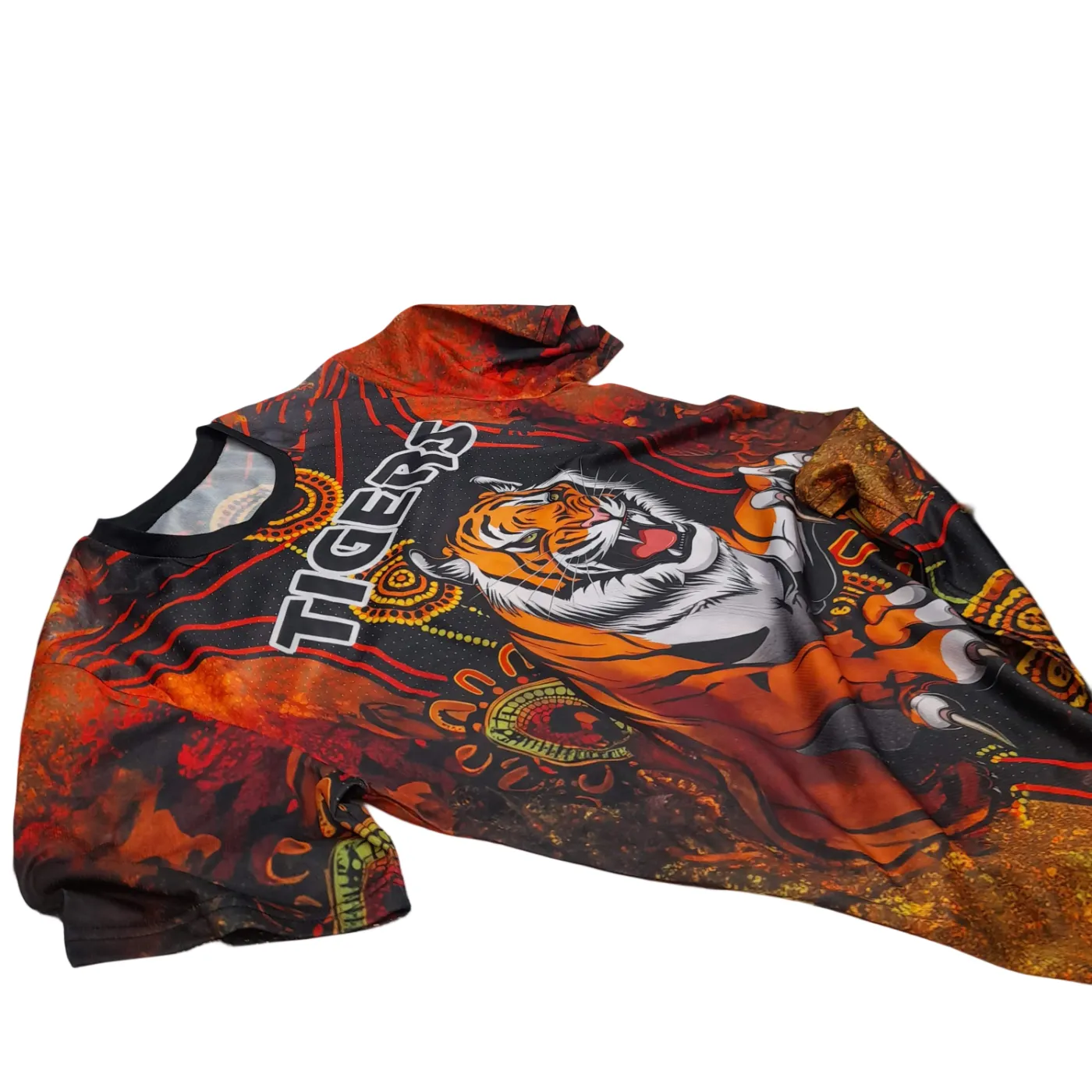 Orange/Black Tigers Non-Branded Training Jersey (WR)