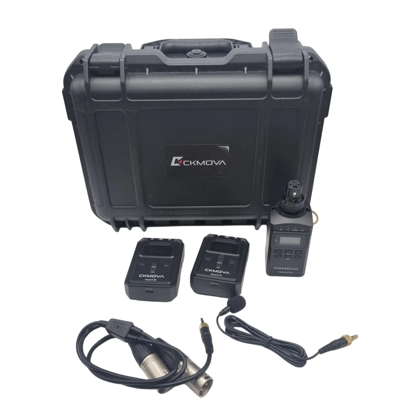 CKMOVA Vocal M V3 Professional UHF Dual-Channel Wireless Microphone With Receiever in Case