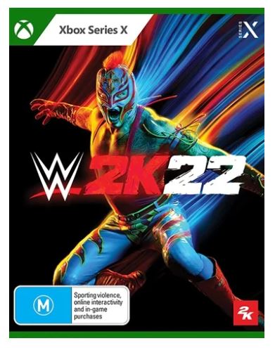 Xbox Series X WWE 2K22 Game, Scratches On Disc, With Case No Manual