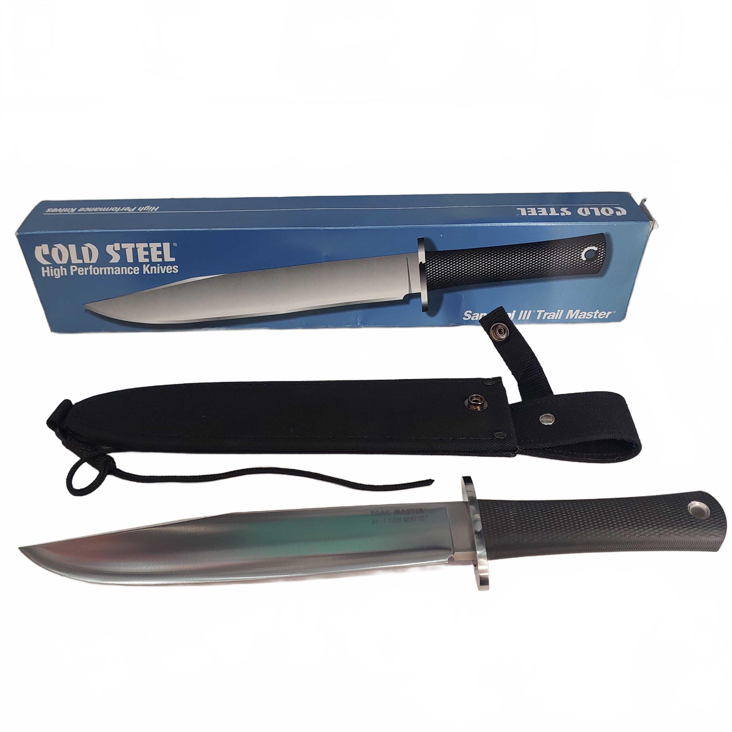 Cold Steel Trail Master 16JSM Silver San Mai III Knife (GB1423667)